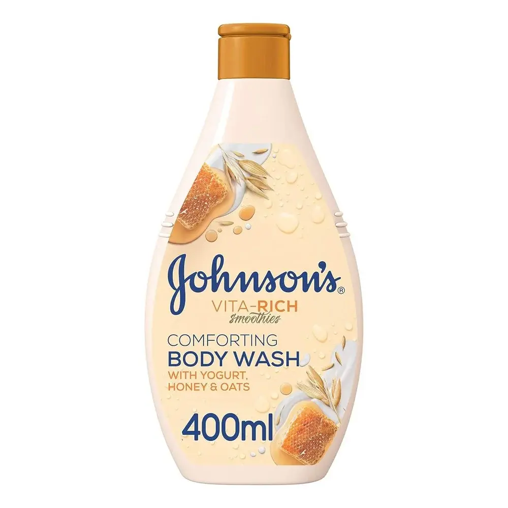 JOHNSON’S Купка за туширање со јогурт, мед и овес, 400мл