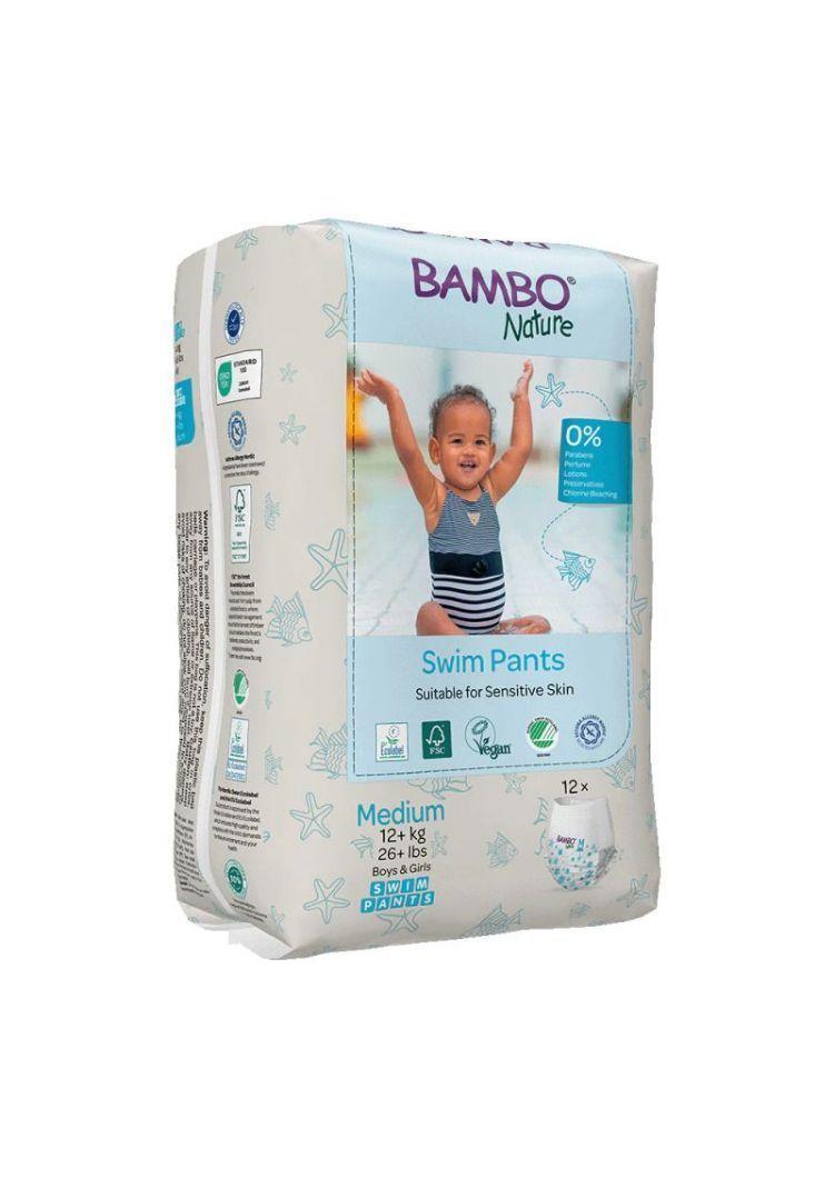 Bambo Nature Бебешки гаќички за пливање М 12+ кг - x12