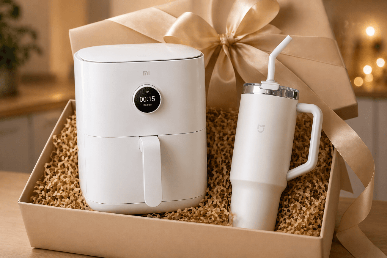 Xiaomi Kitchen & Hydration Сет - Smart Air Fryer 3.5L + Чаша со цевка