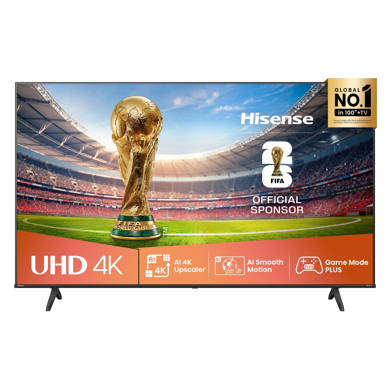 Hisense телевизор 58A6Q, 58", 4K, UHD, LED, паметен телевизор