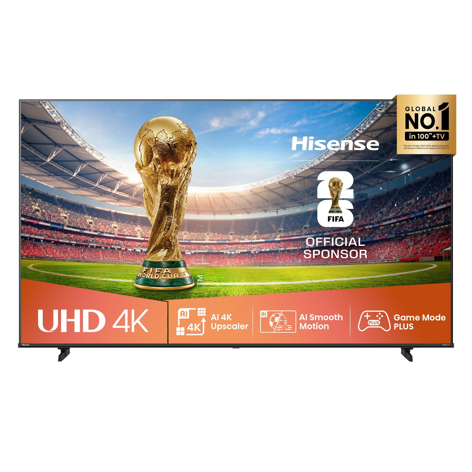 Hisense телевизор 85A6Q, 85", 4K, UHD, паметен телевизор