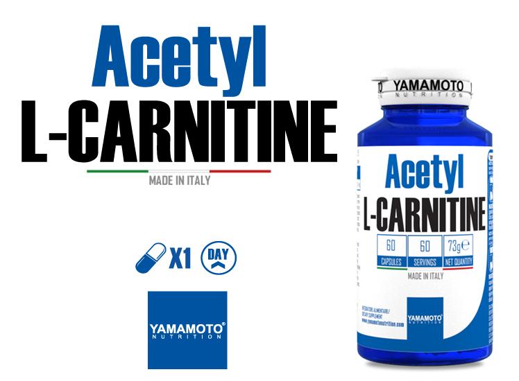 YAMAMOTO Acetyl L-CARNITINE (Л-карнитин) 1000mg 60 таблети