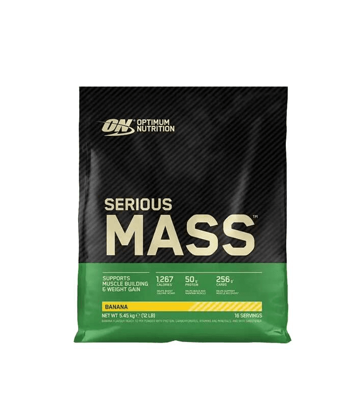 OPTIMUM NUTRITION Гејнер SERIOUS MASS, банана, 5.5кг.