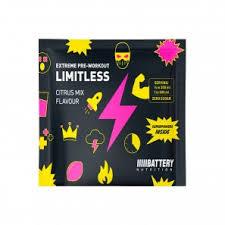 BATTERY LIMITLESS EXTREME PRE-WORKOUT Citrus mix, 18g