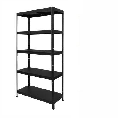 MAX Метален рафт 1180 DRUMY ЦРНА 1800X900X400 5X130КГ МЕТАЛ/МЕТАЛ