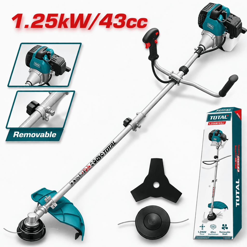 TOTAL Тример на бензин 1.25 KW - TP5434421 228225