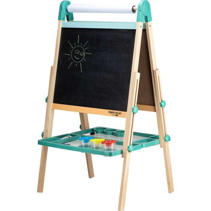 Free 2 Play Двострана дрвена табла со додатоци  Duo Play