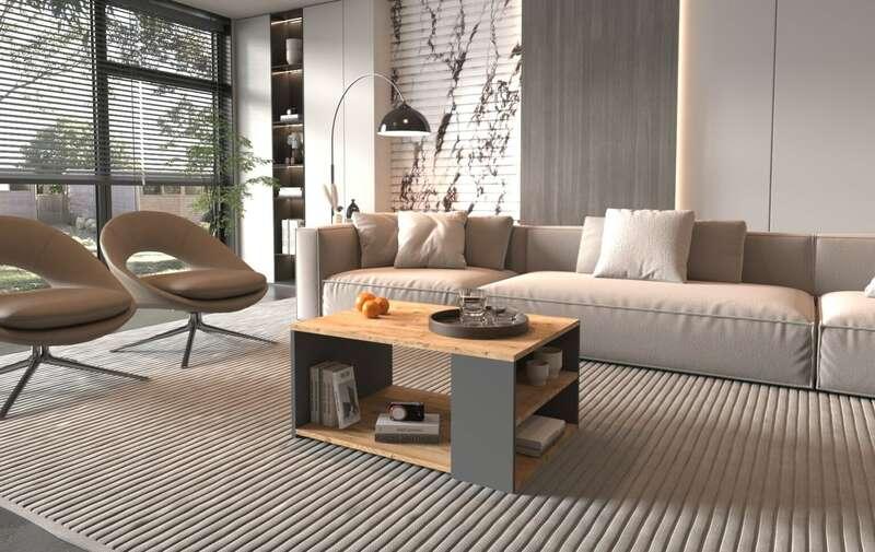 Sitonia Клуб/Кафе масичка FIORA - 90 × 50 × 45 см