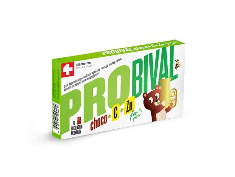 4U Probival choco + vitamin c + zinc