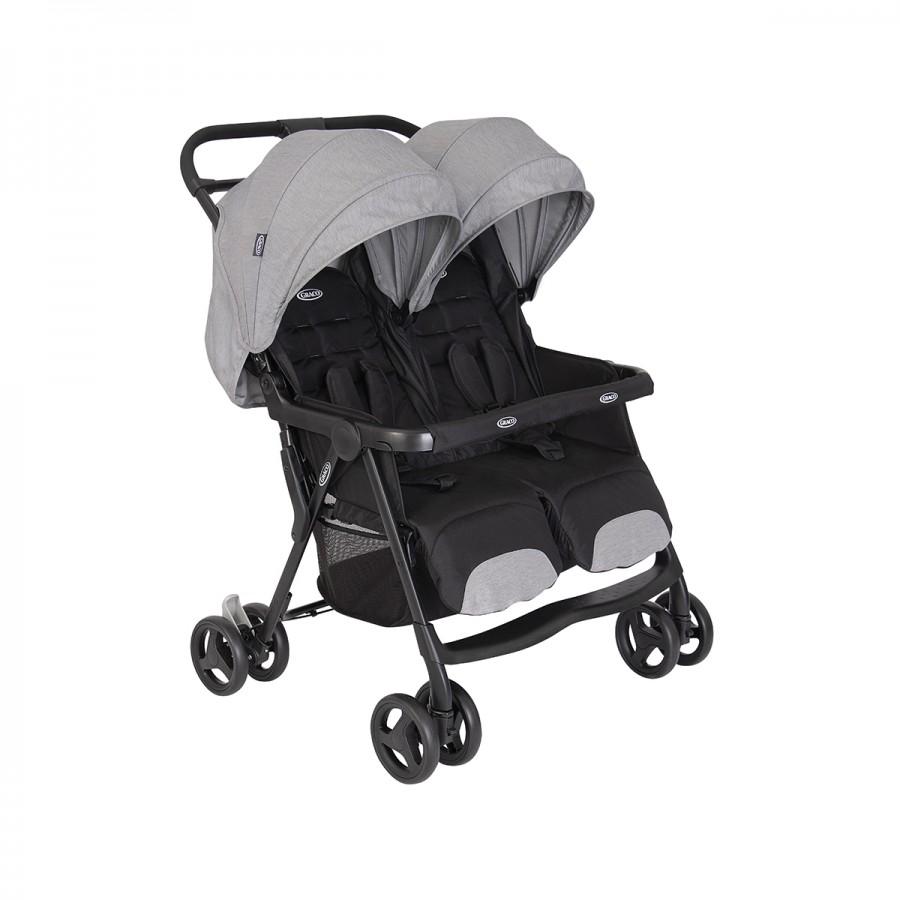 GRACO Количка за близнаци DuoRider - Steeple Gray (0м+)