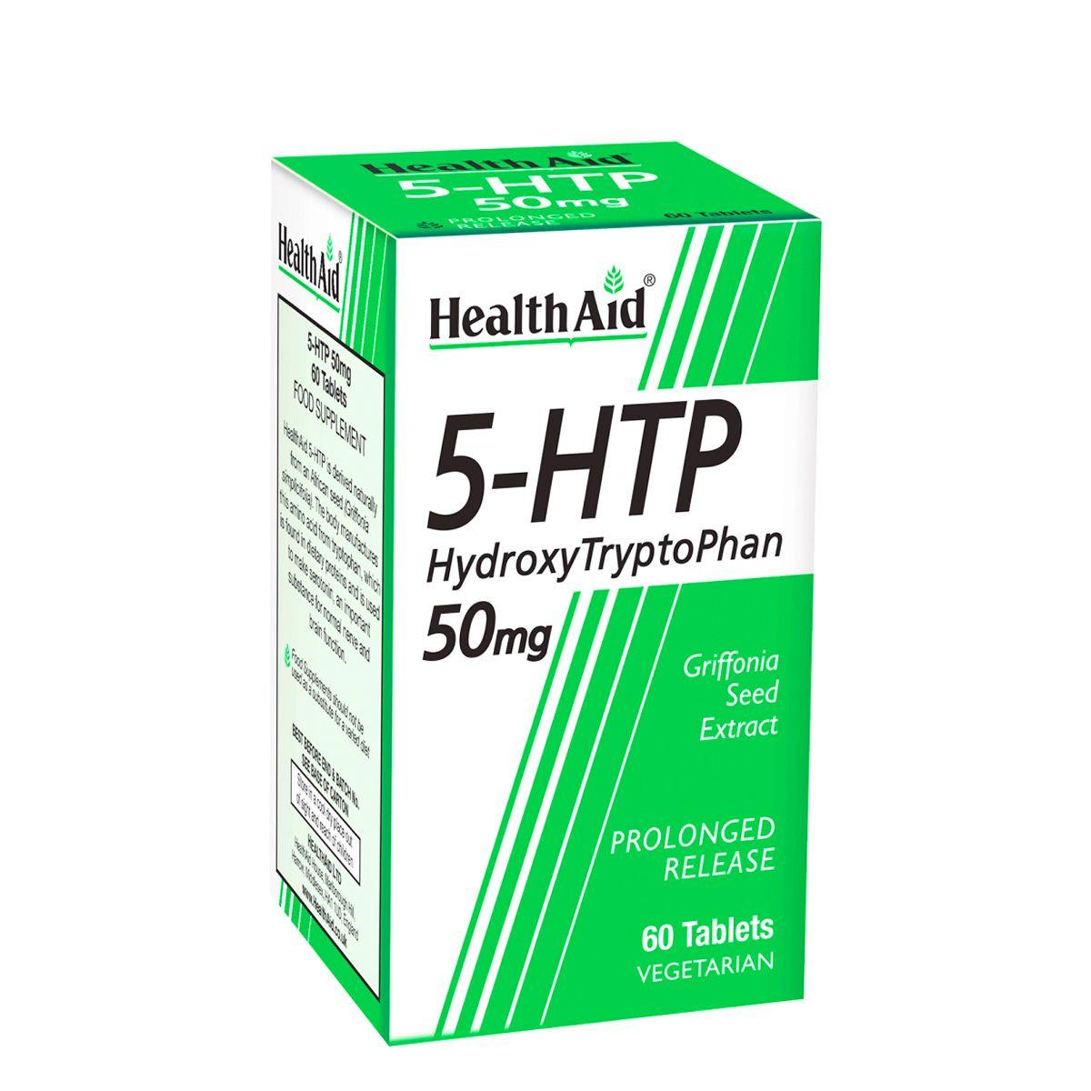 HEALTHAID Таблети 5-HTP, сет 2 x 60 таблети