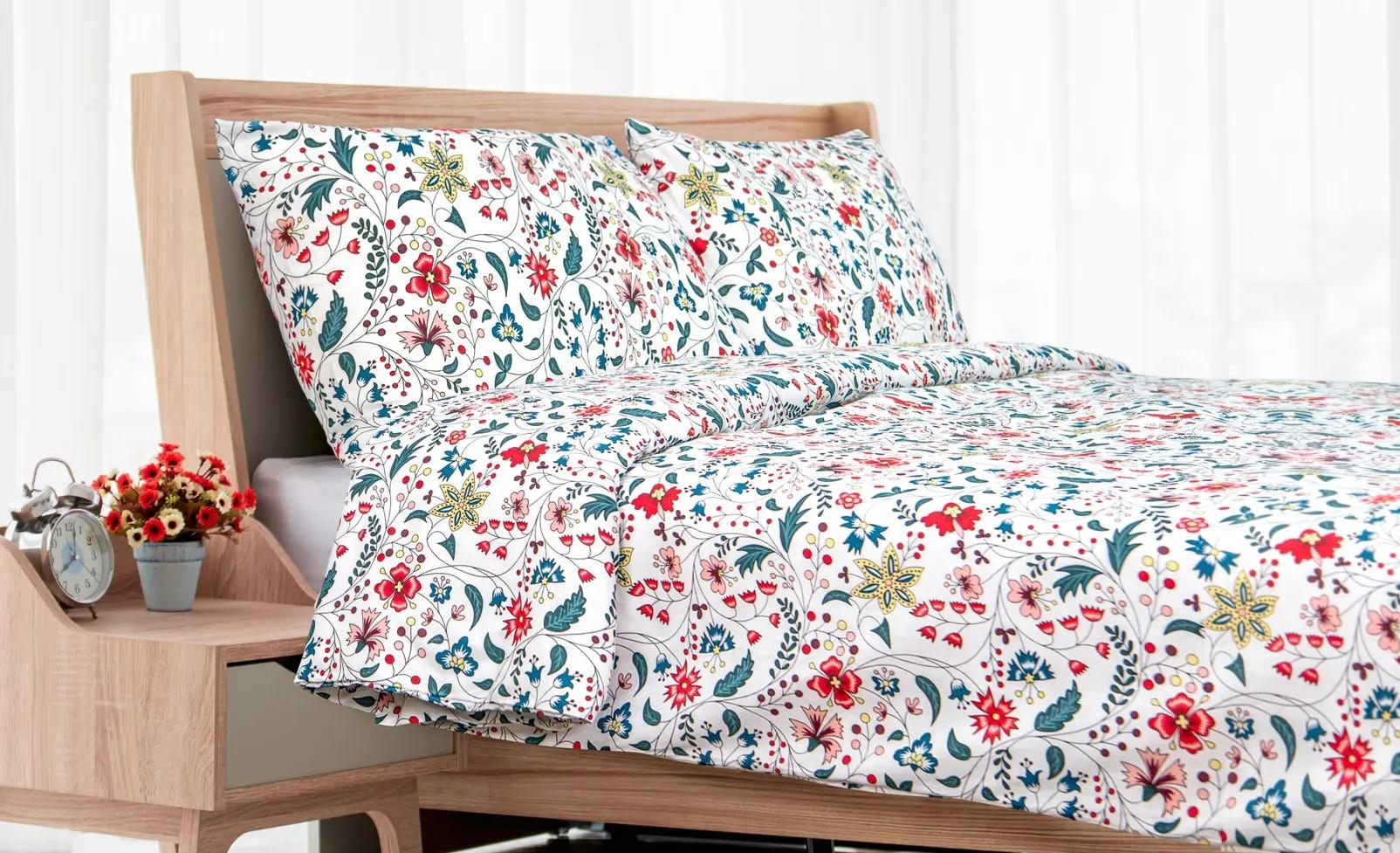 COMODITA HOME Постелнина Spring Nature Ariel единечна, 3 пар.