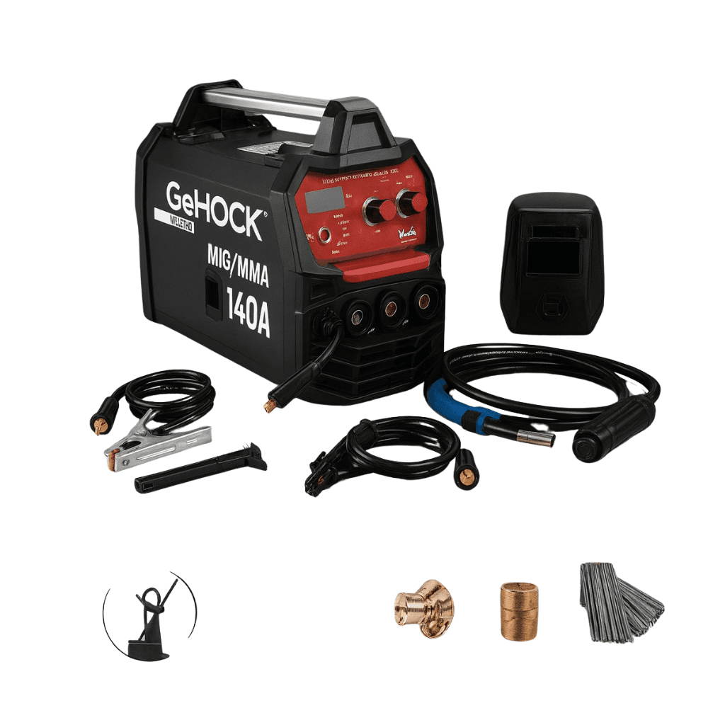 Gehock Инвертер за Заварување Без Боца CO2 + Електрода 140А