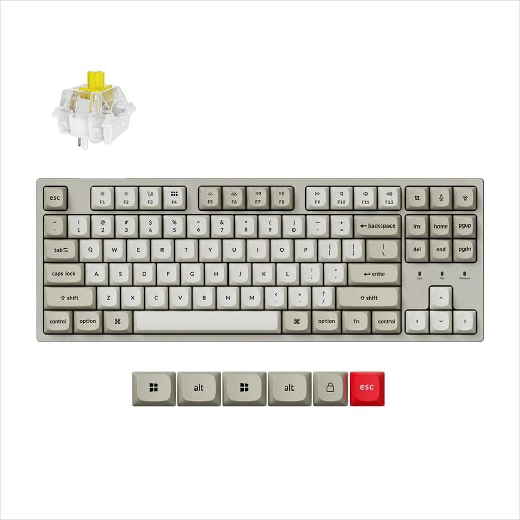 KEYCHRON Механичка Тастатура C1 Pro 8K QMK/VIA TKL RGB HS C1PX-M4