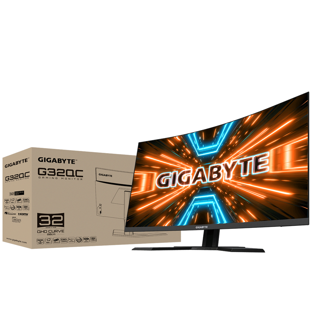 Selected image for GIGABYTE Монитор Gaming G32QC A 32" VA, QHD