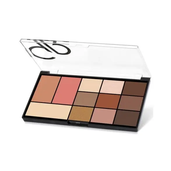 GOLDEN ROSE Палета за лице и очи City Style Face & Eye Palette 1 Warm Nude