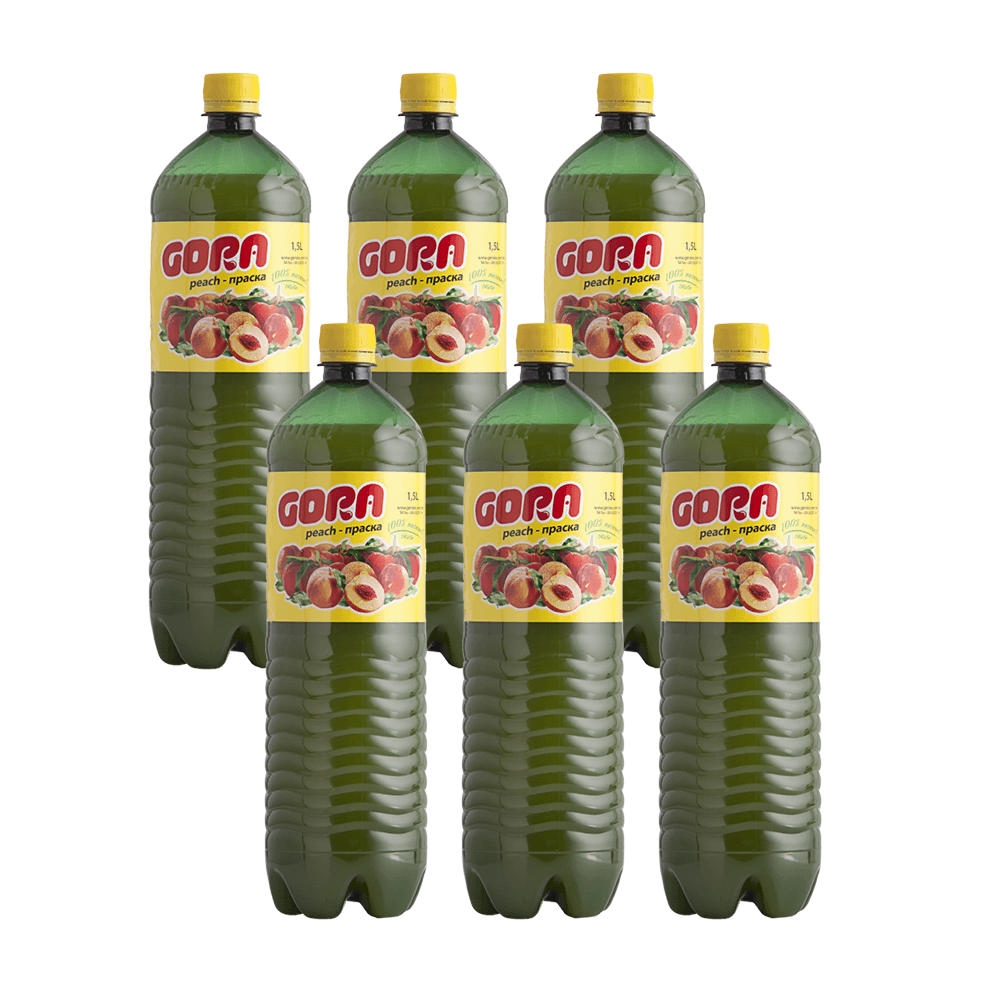 GORA Сок праска 6x1.5l