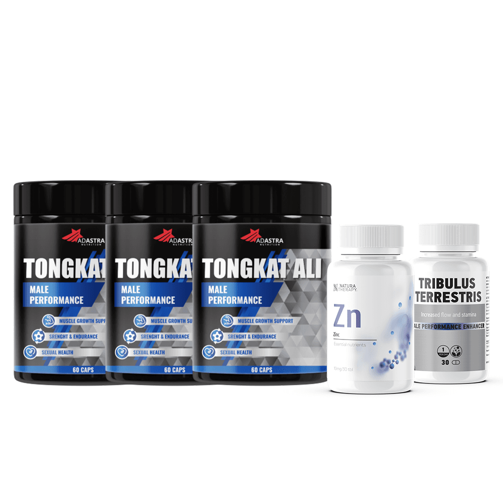 ADASTRA СЕТ тестостерон 3/1 + подарок цинк30/1 + трибулис30/1