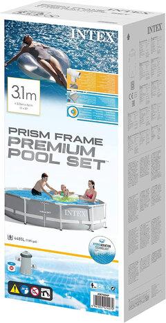 3 thumbnail image for INTEX Базен со пумпа и филтер, со метална рамка 3,05 x 0,76 PRISM FRAME