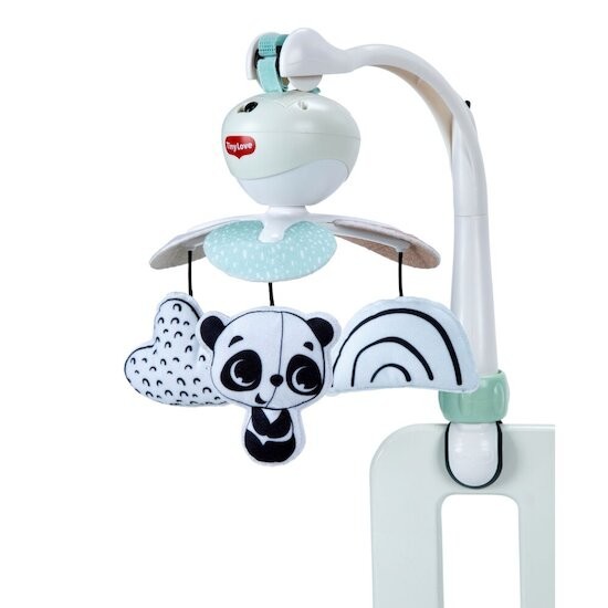 Tiny Love Take Along Mobile Decor Black White Музичка Играчка