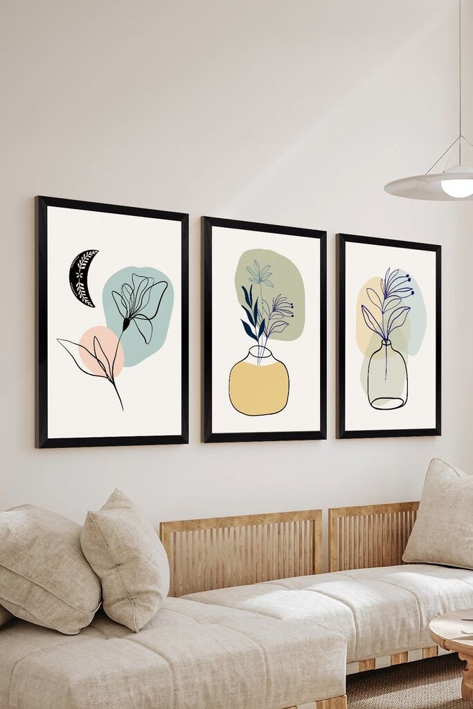 Декоративна слика Wallity Artsycllct18, 33x48 см, 3 дела