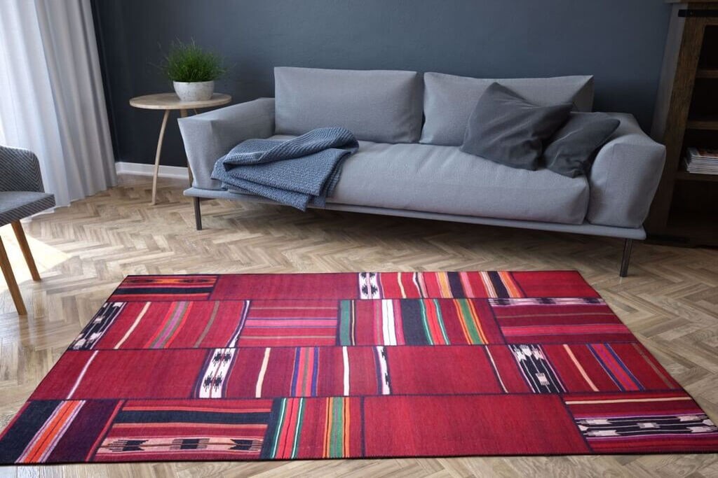 Conceptum Hypnose Carpet Jazz Chenille 51, 75x150cm, црвено