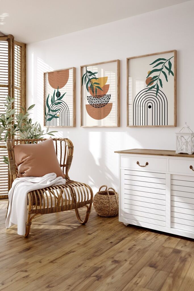 Декоративна слика Wallity Artsycllct33, 33x48 см, 3 дела