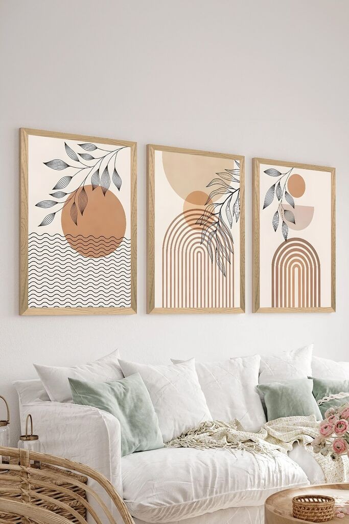 Декоративна слика Wallity Artsycllct6, 33x48 см, 3 дела