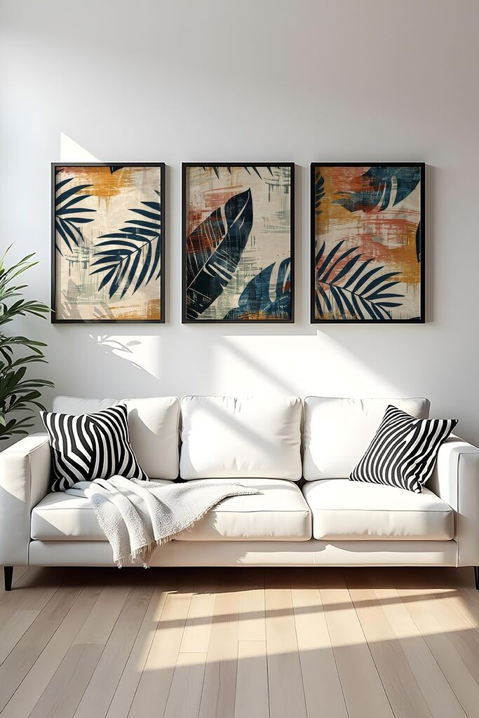 Декоративна слика Wallity Huhu468S, 50x70 см, 3 дела