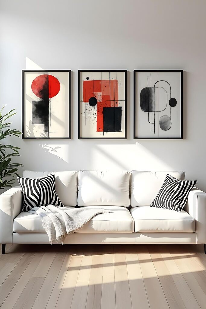 Декоративна слика Wallity Huhu439- 50 x 70, 50x70 см, 3 дела