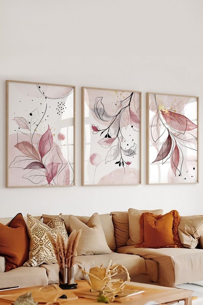 Декоративна слика Wallity Artsycllct41, 33x48 см, 3 дела