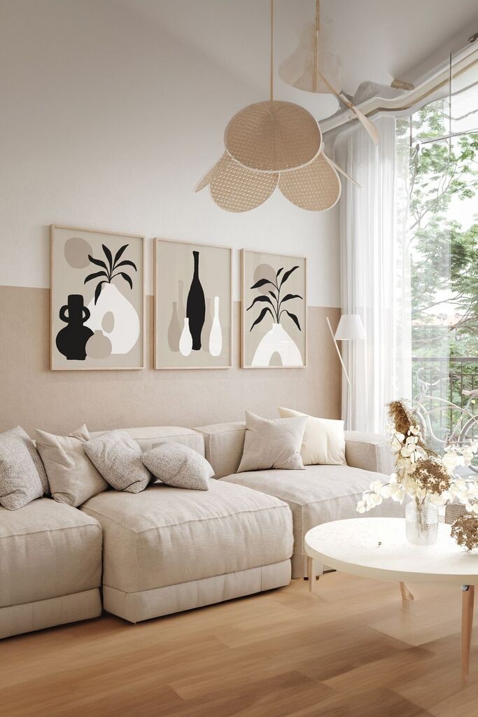 Декоративна слика Wallity Artsycllct40, 33x48 см, 3 дела