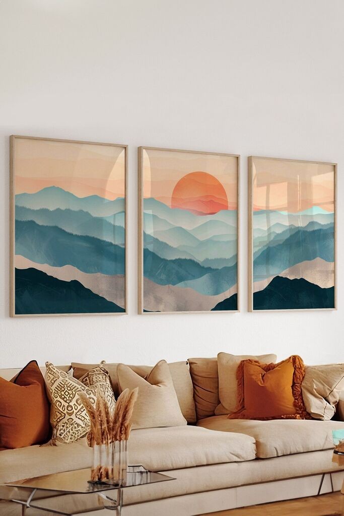 Декоративна слика Wallity Artsycllct37, 33x48 см, 3 дела