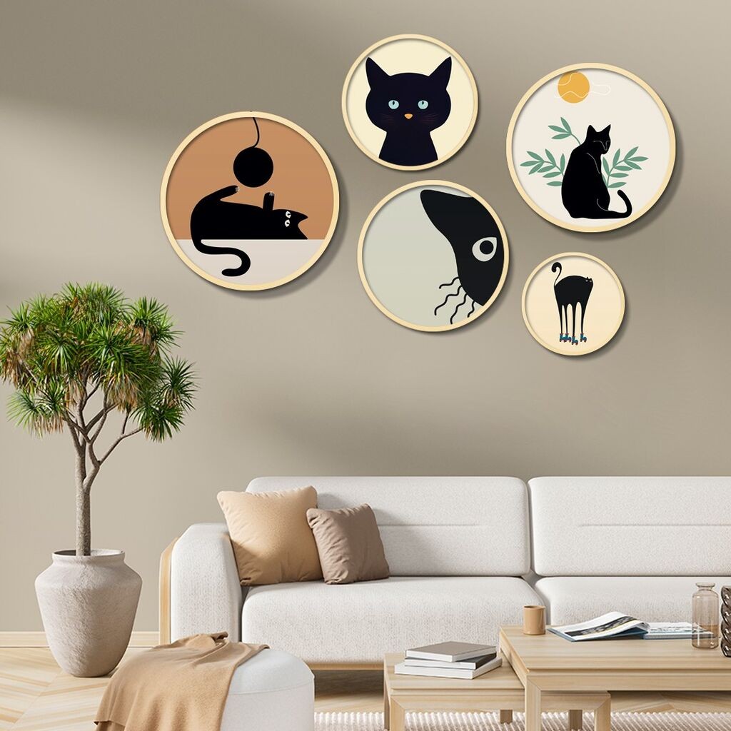 Декоративна слика Wallity Yats-07, 43,5x43,5 см, 5 дела