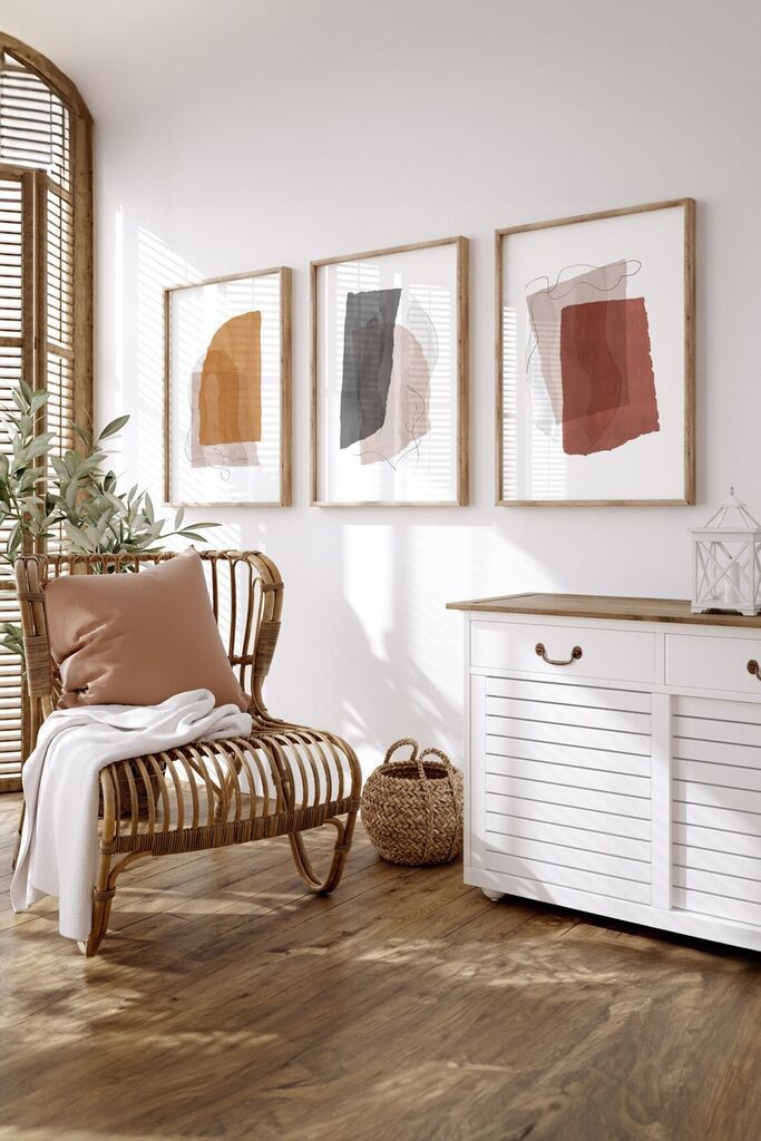 Декоративна слика Wallity Artsycllct43, 33x48 см, 3 дела