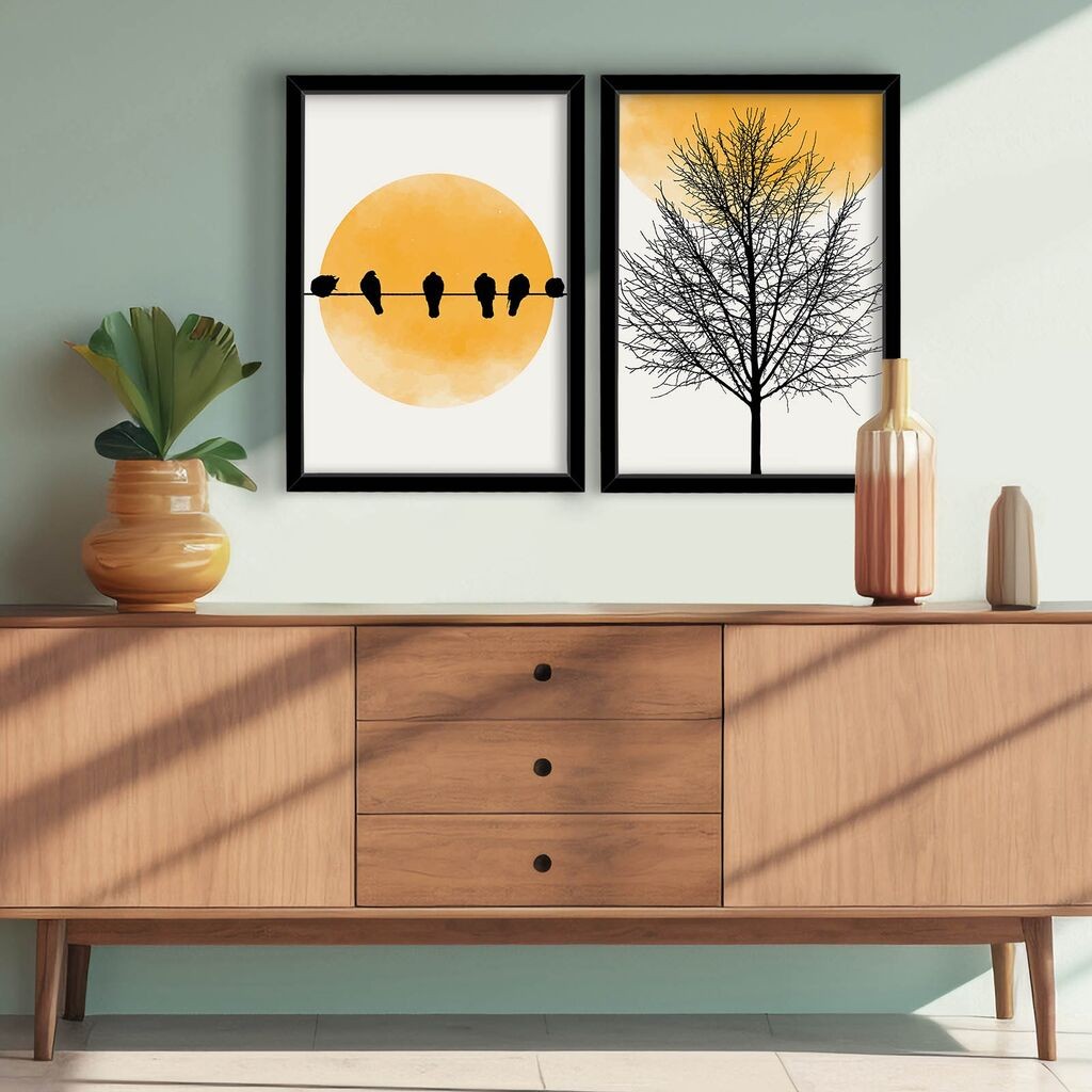 Декоративна слика Wallity 2p3752softct-008, 38x53 см, 2 дела