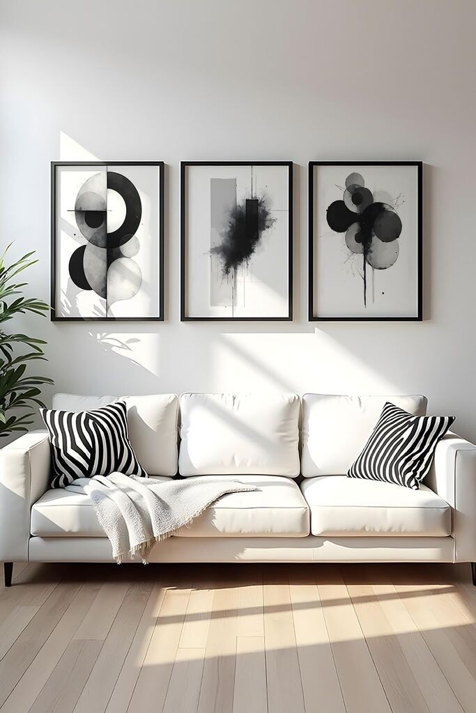 Декоративна слика Wallity Huhu434, 50x70 см, 3 дела