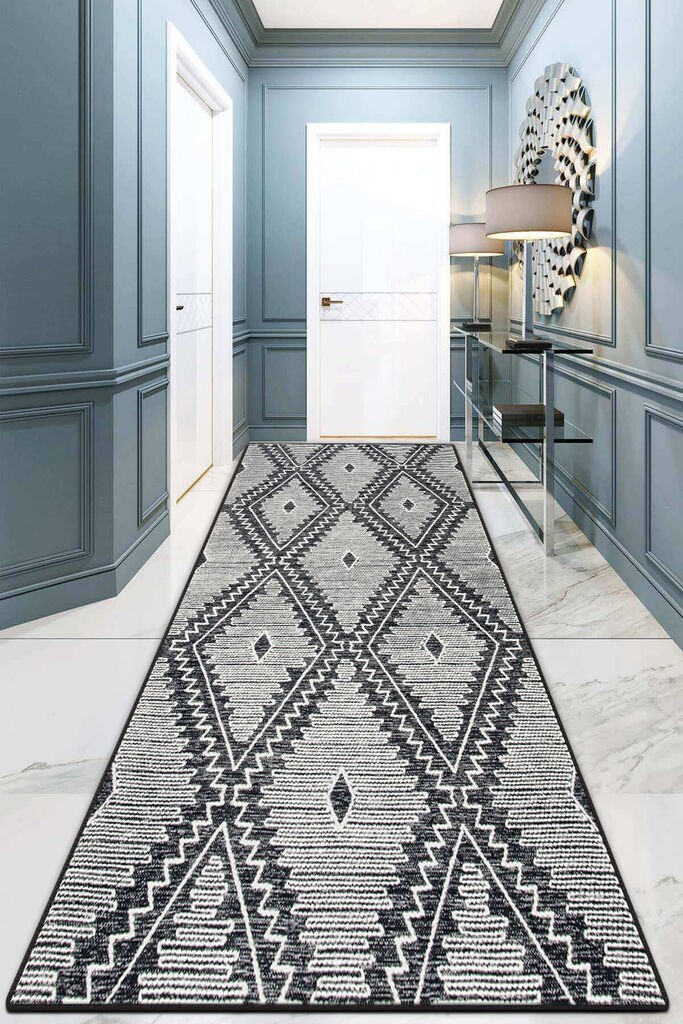 Тепих „Концептум Хипноза" - Двојни триаголници, 80x200 см, шарен