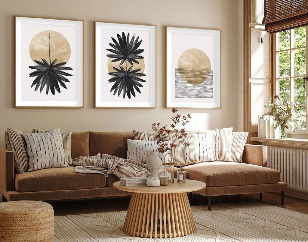 Декоративна слика Wallity Huhu210, 30x40 см, 3 дела