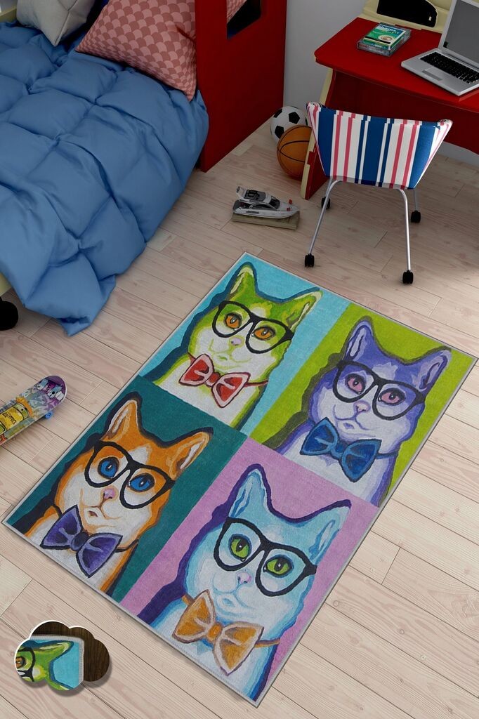 Conceptum Hypnose тепих KHMFESTO004KECE, 80x200cm, Шарена