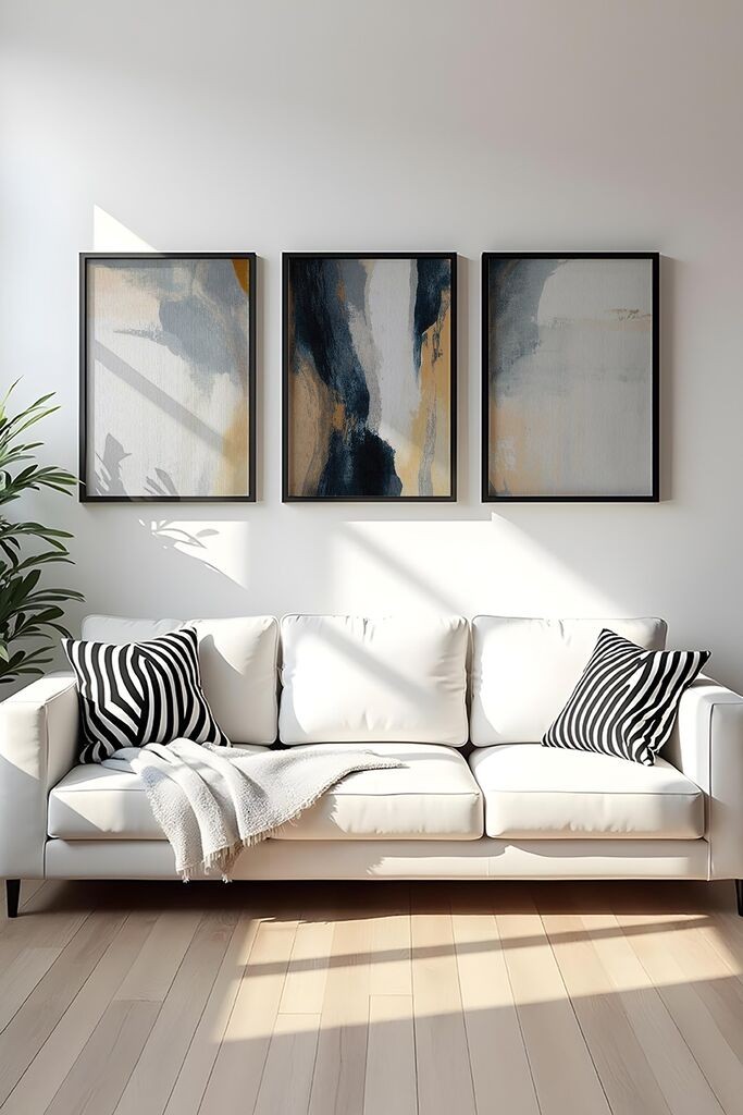 Wallity Сет декоративни слики Huhu484S, 50x70 см, 3 дела