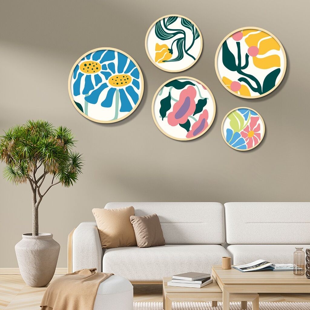 Декоративна слика Wallity Yats-02, 43,5x43,5 см, 5 дела