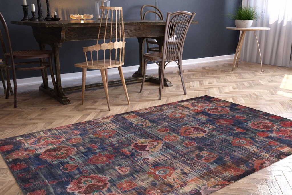 Conceptum Hypnose Carpet Soul Chenille 111, 75x150cm, темно сина