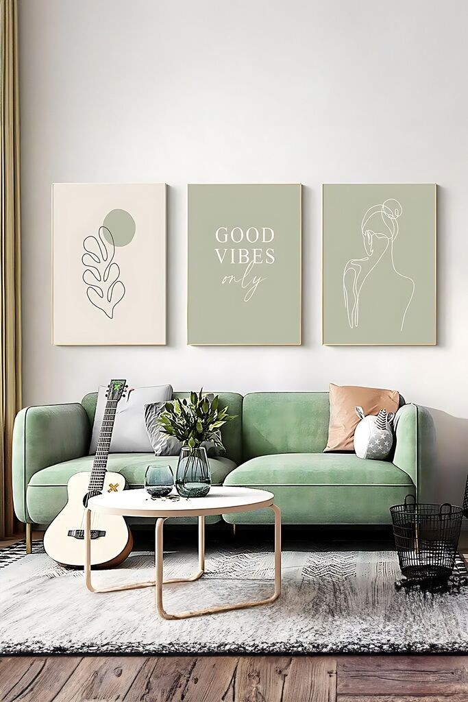 Декоративна слика Wallity Artsycllct13, 33x48 см, 3 дела