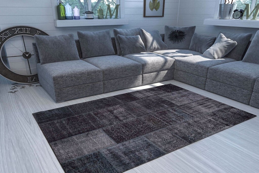 Conceptum Hypnose Carpet Jazz Chenille 81, 75x230cm, црна