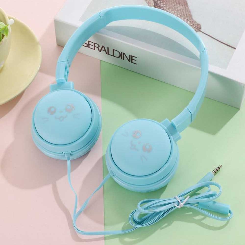 Жичени слушалки - Extra bass - J18 - Сина