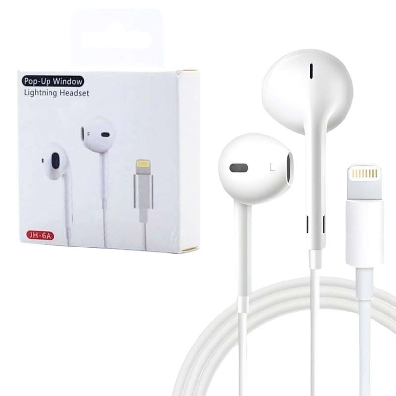 Жичени слушалки за iPhone - Lightning - JH-6A