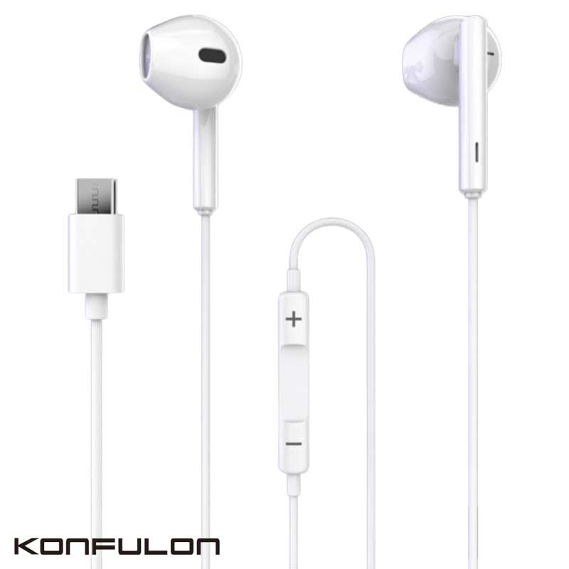 Konfulon Жичени слушалки USB Type-C