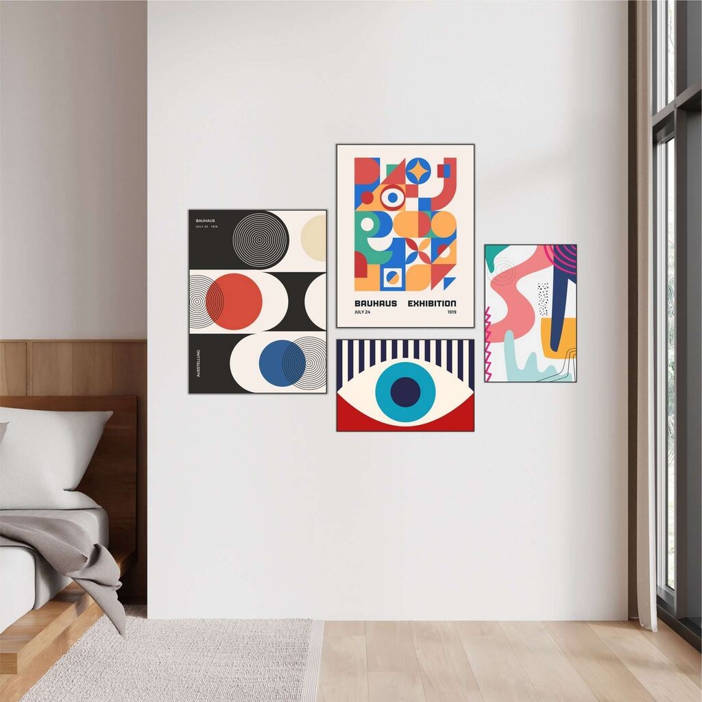 Wallity Picture Mdf-00133, 62x85 см, 4 дела