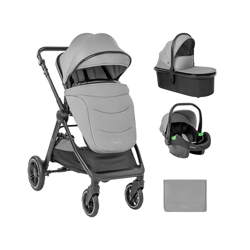 KIKKA BOO Количка 3во1 Ava сива